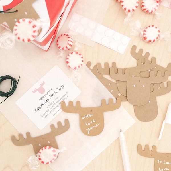 Peppermint Frank Tags - make your own kit