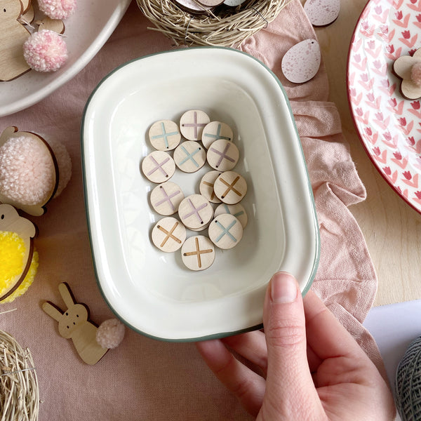 One Hot Cross Bun Mini Decoration (individual)