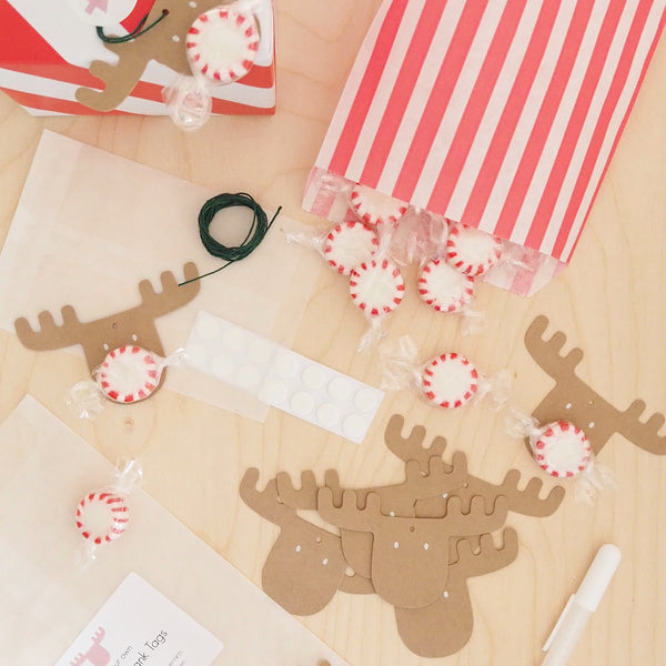 Peppermint Frank Tags - make your own kit