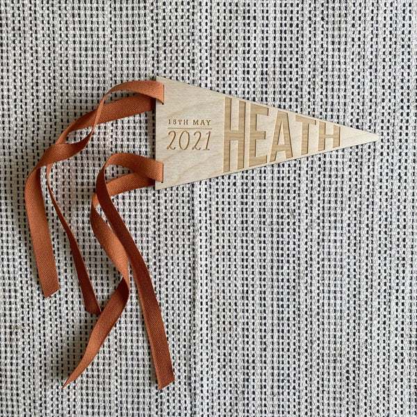 Pennant Flag - Name