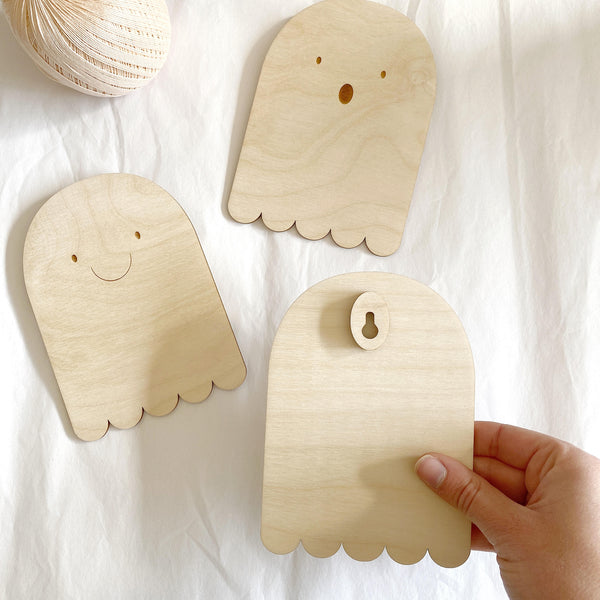 BIG BOO Ghost Plaque