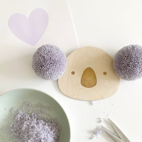 Pom Pom Koala in Lilac