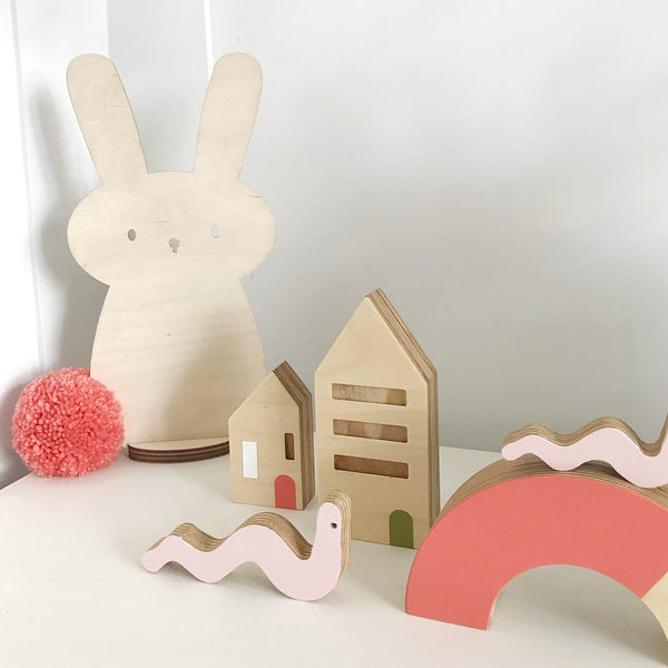 Tall HOP the PomPom Bunny
