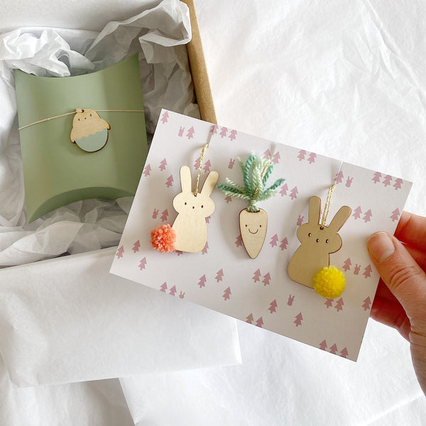 One Hop Bunny Mini Decoration (individual)