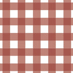 Gingham Mini Card in Rust