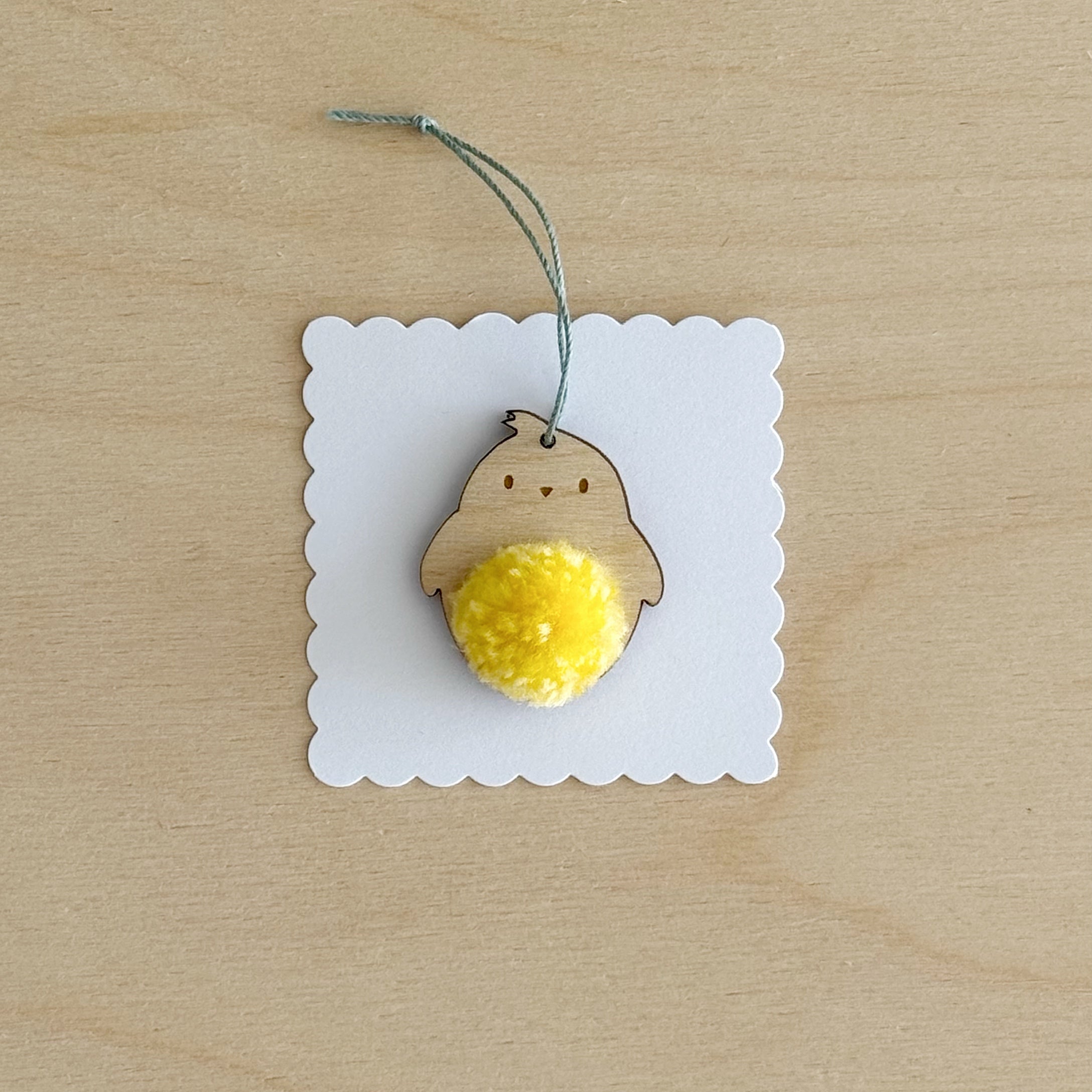 Mini Chick pom-pom decoration
