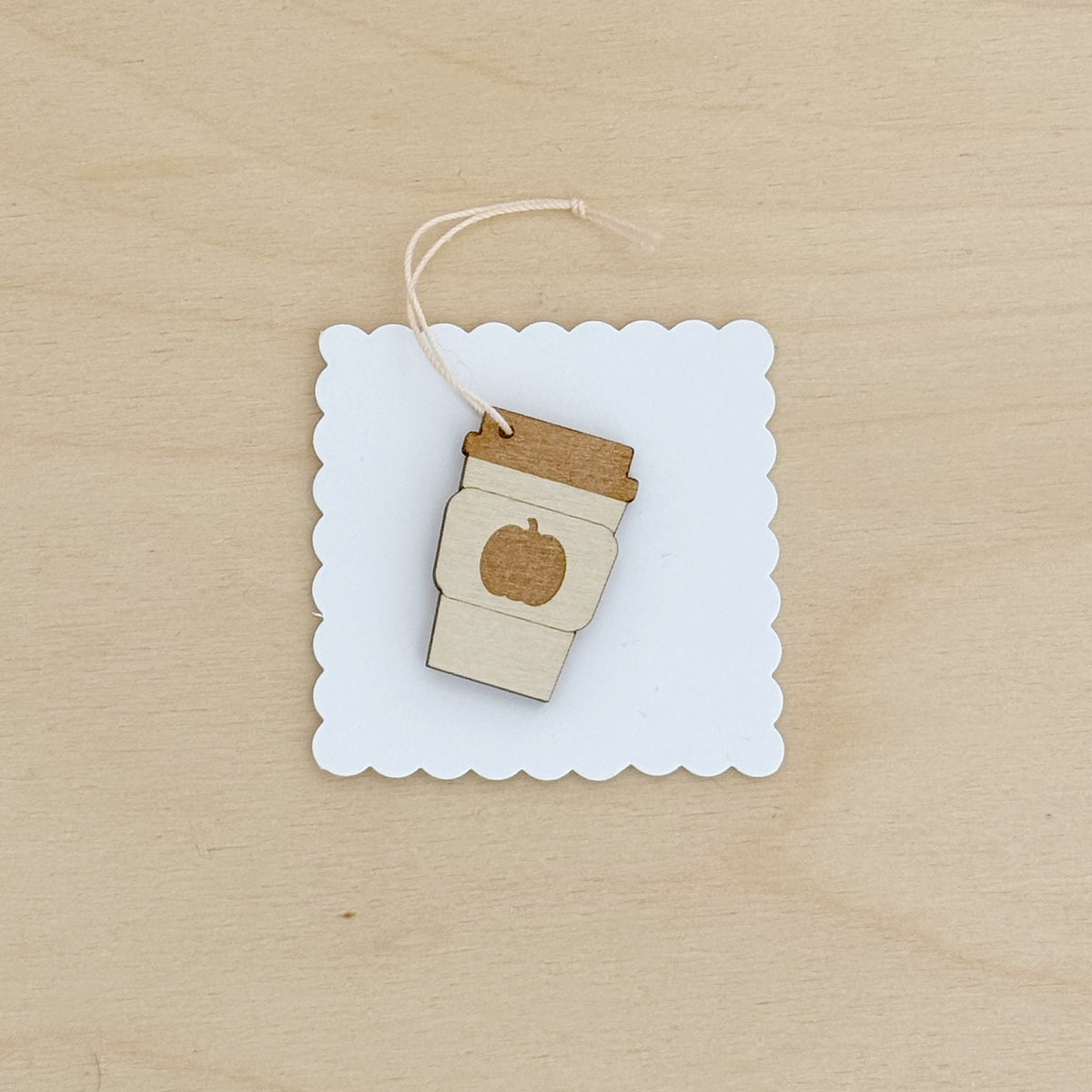 Mini Takeaway Cup Autumn Pumpkin latte decoration
