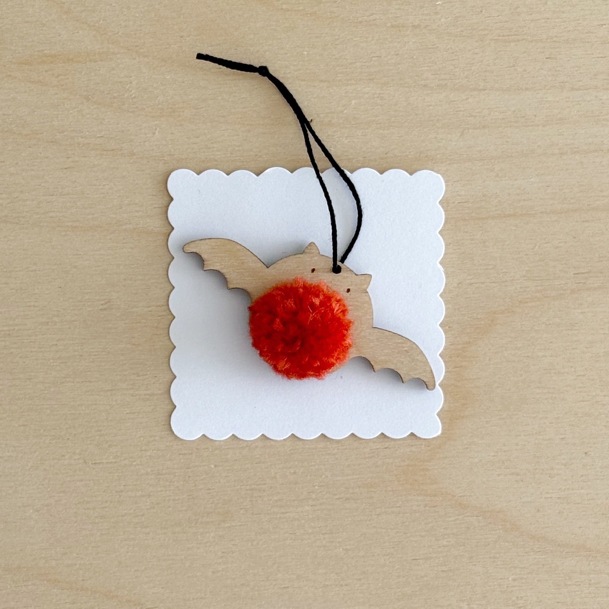Mini Bat pom-pom decoration