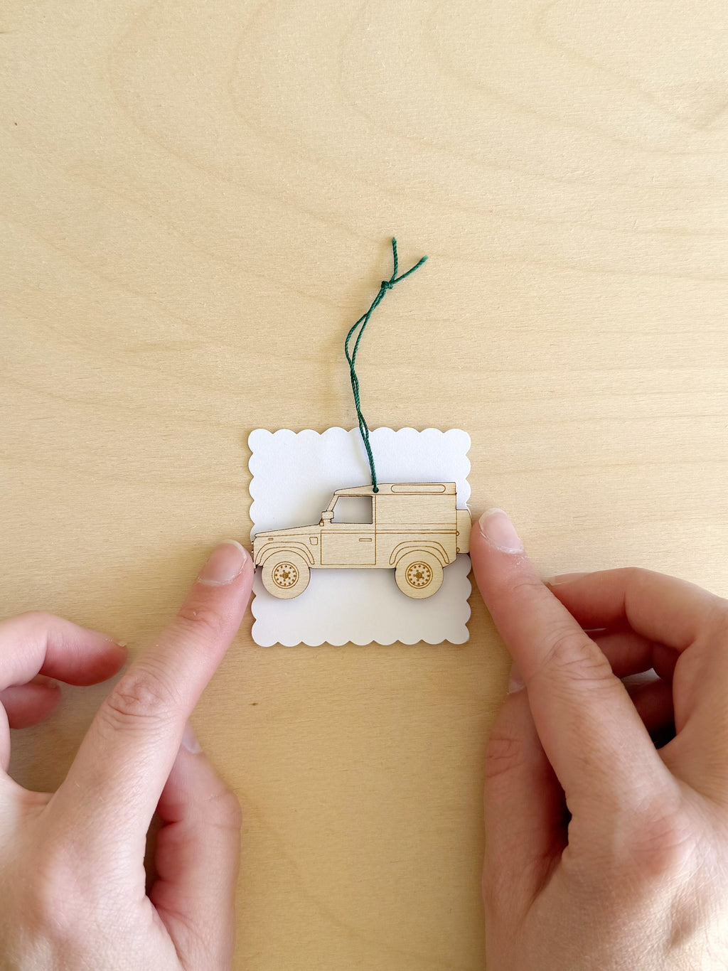 Mini Land Rover decoration