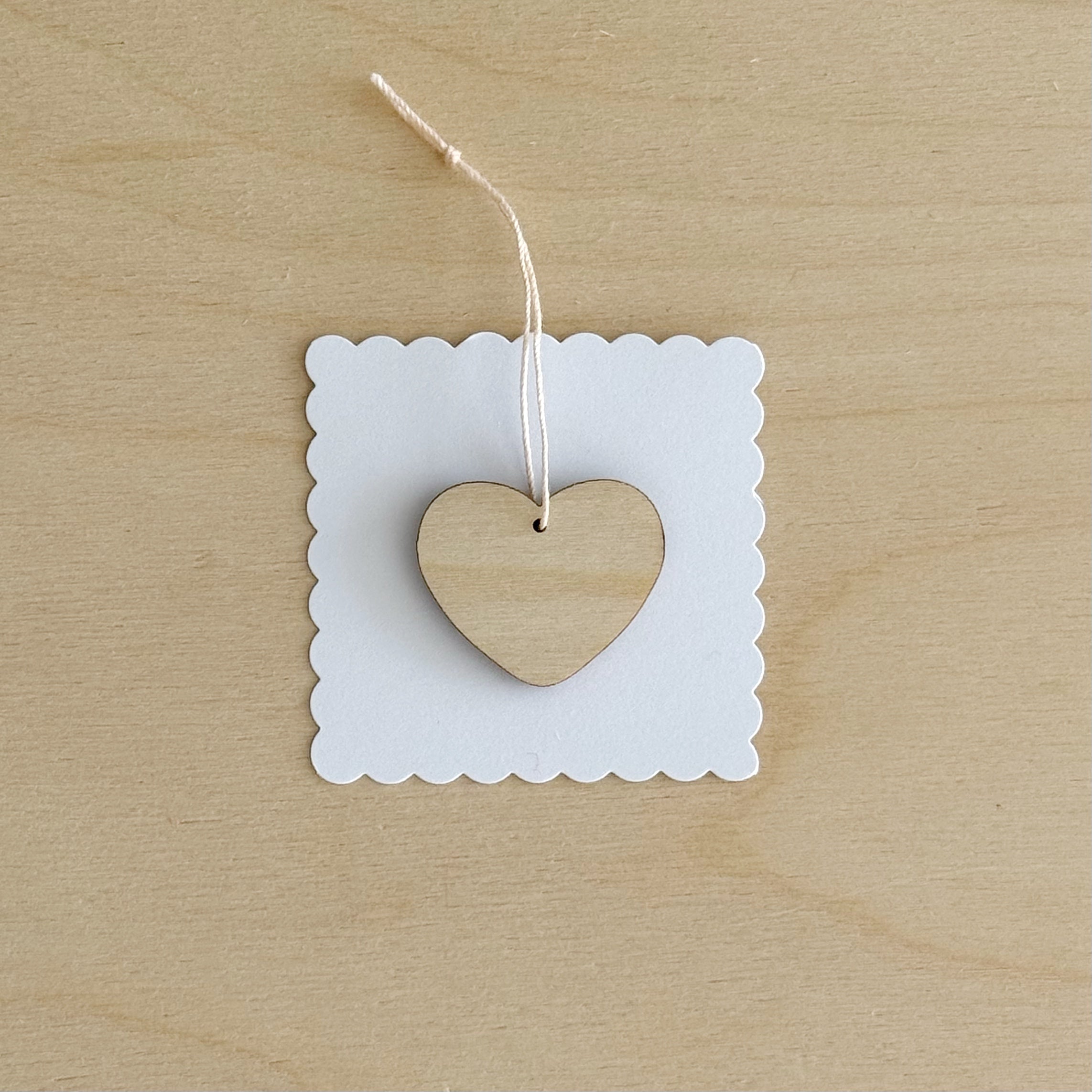 Mini Heart Plain decoration