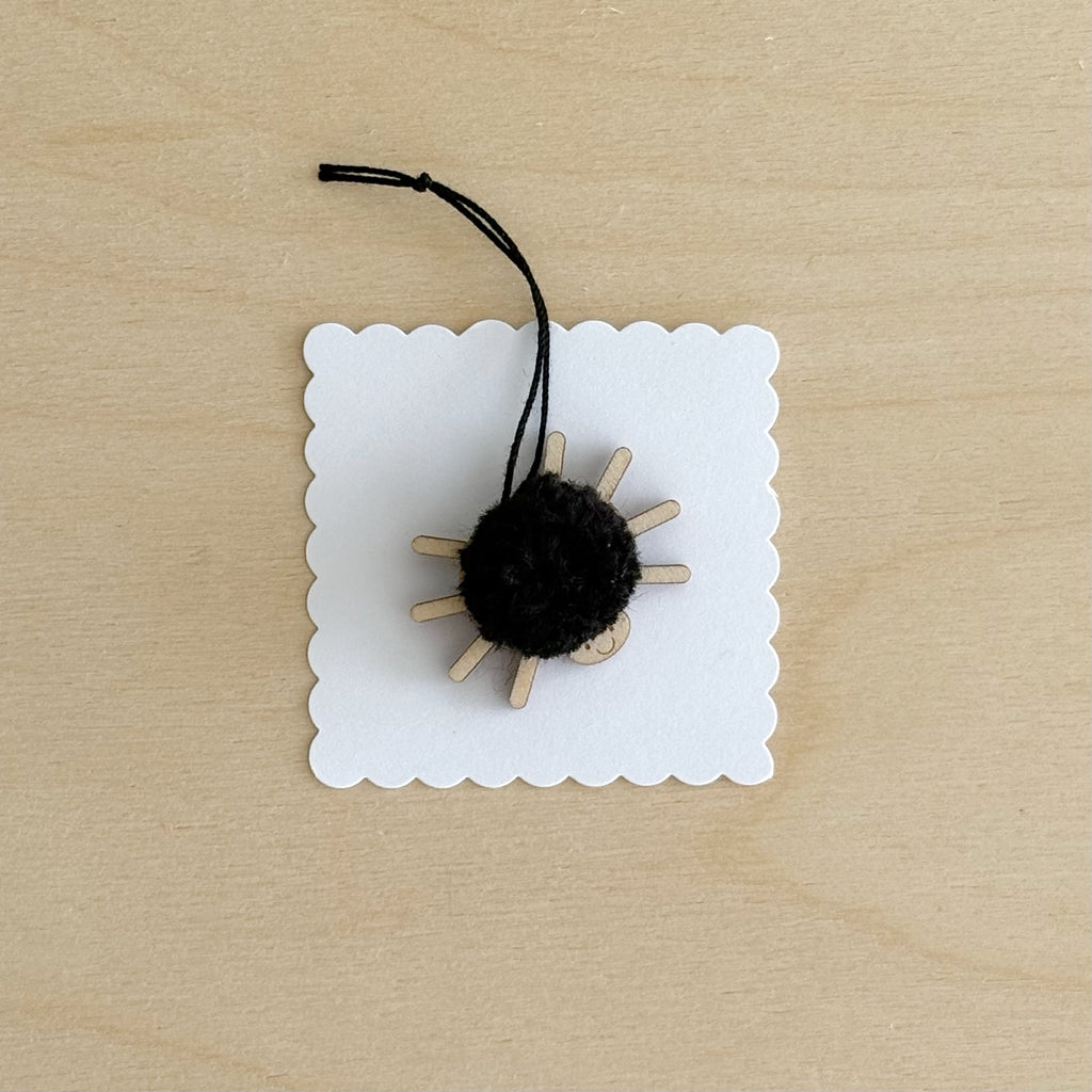 Mini Spider pom-pom decoration