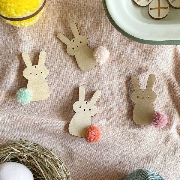 One Hop Bunny Mini Decoration (individual)