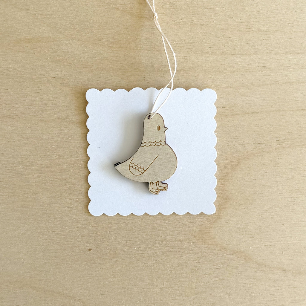Mini Pigeon decoration (facing right)