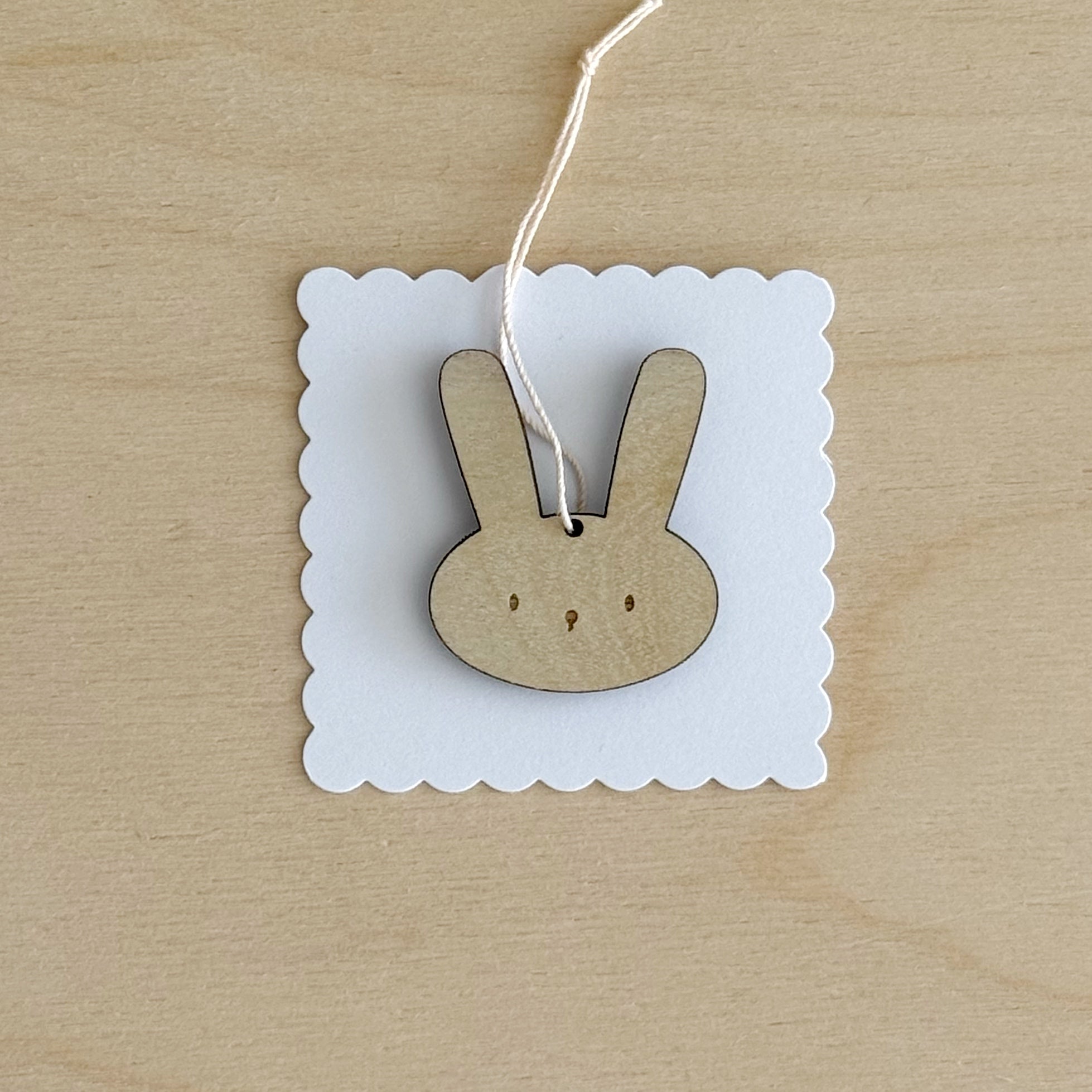 Mini Bunny face decoration