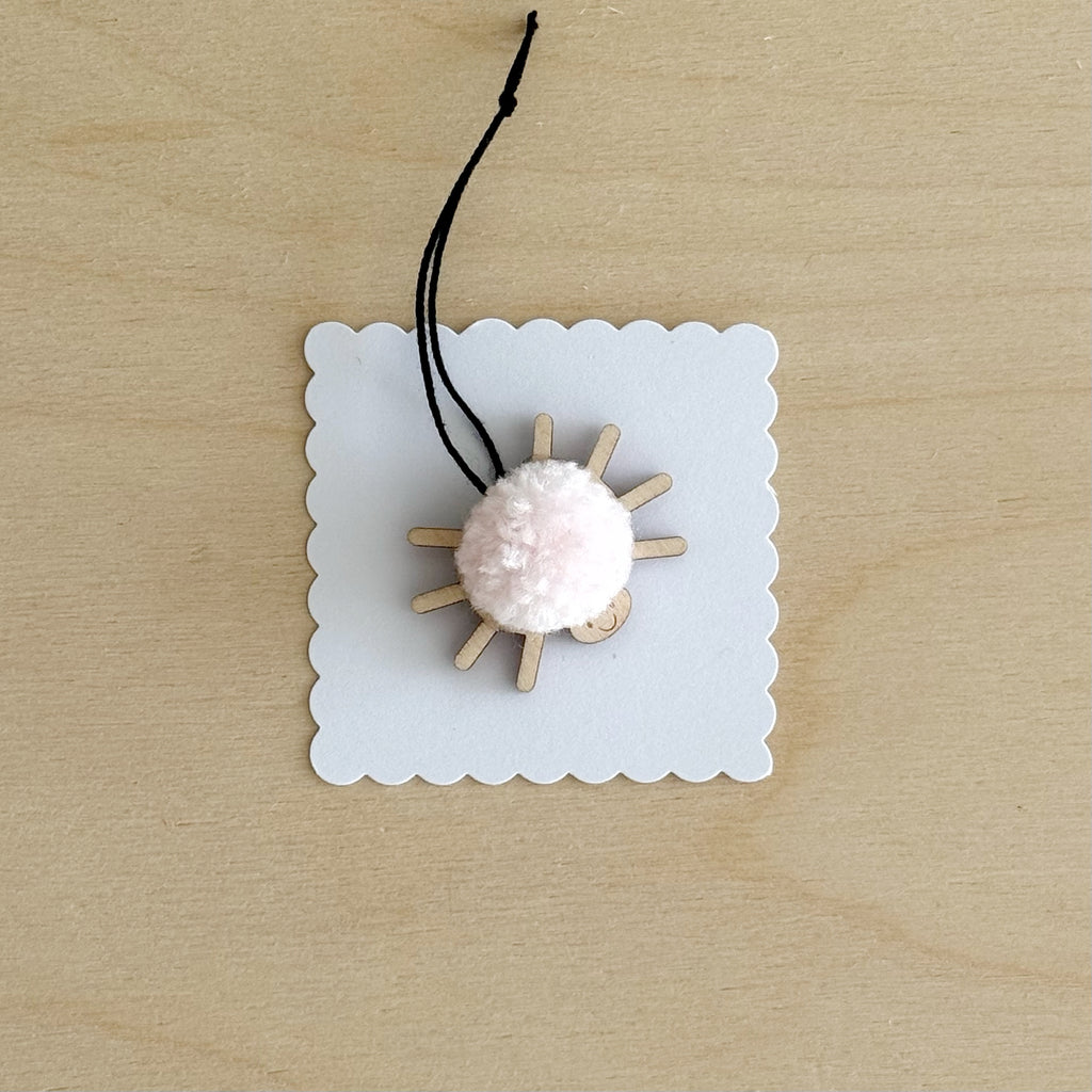 Mini Spider pom-pom decoration