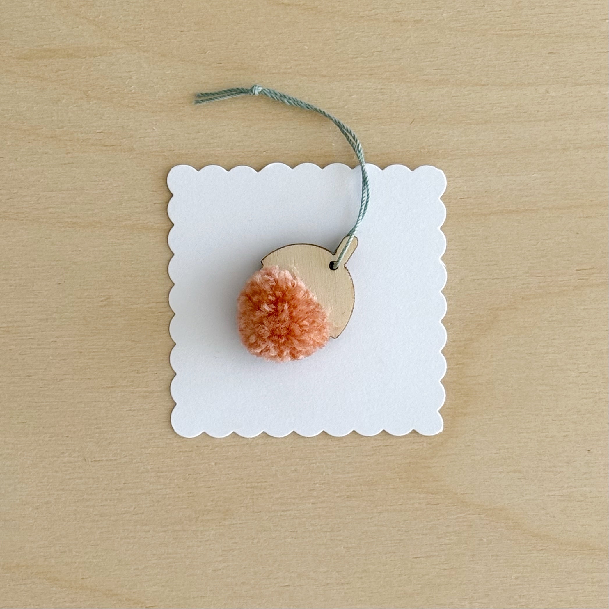 Mini Acorn pom-pom decoration