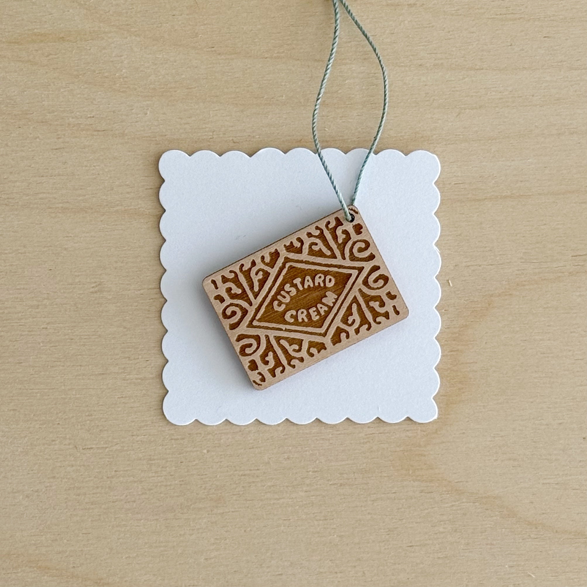 Mini Custard Cream decoration