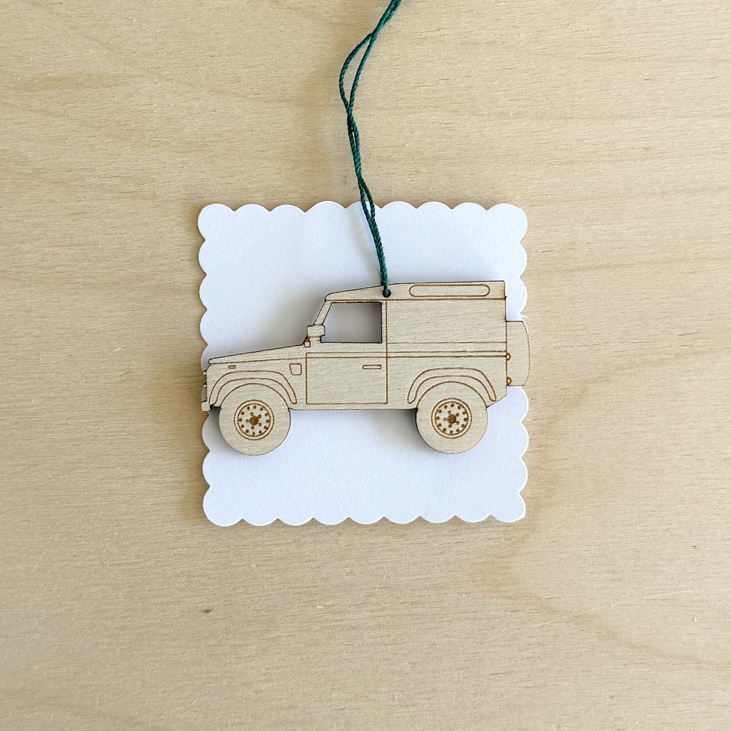 Mini Land Rover decoration