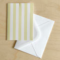 Stripe Mini Card in Yellow