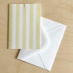 Stripe Mini Card in Yellow