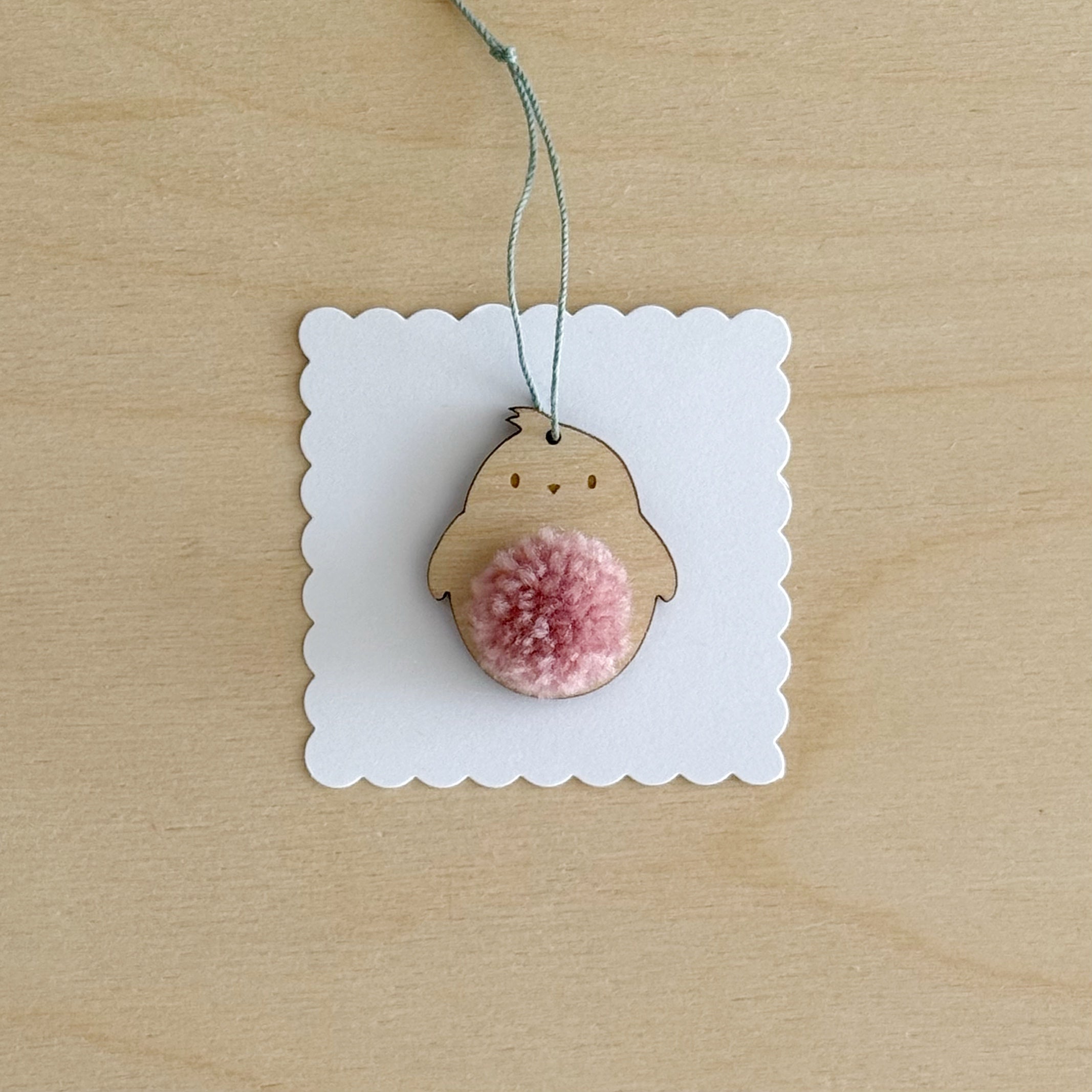 Mini Chick pom-pom decoration