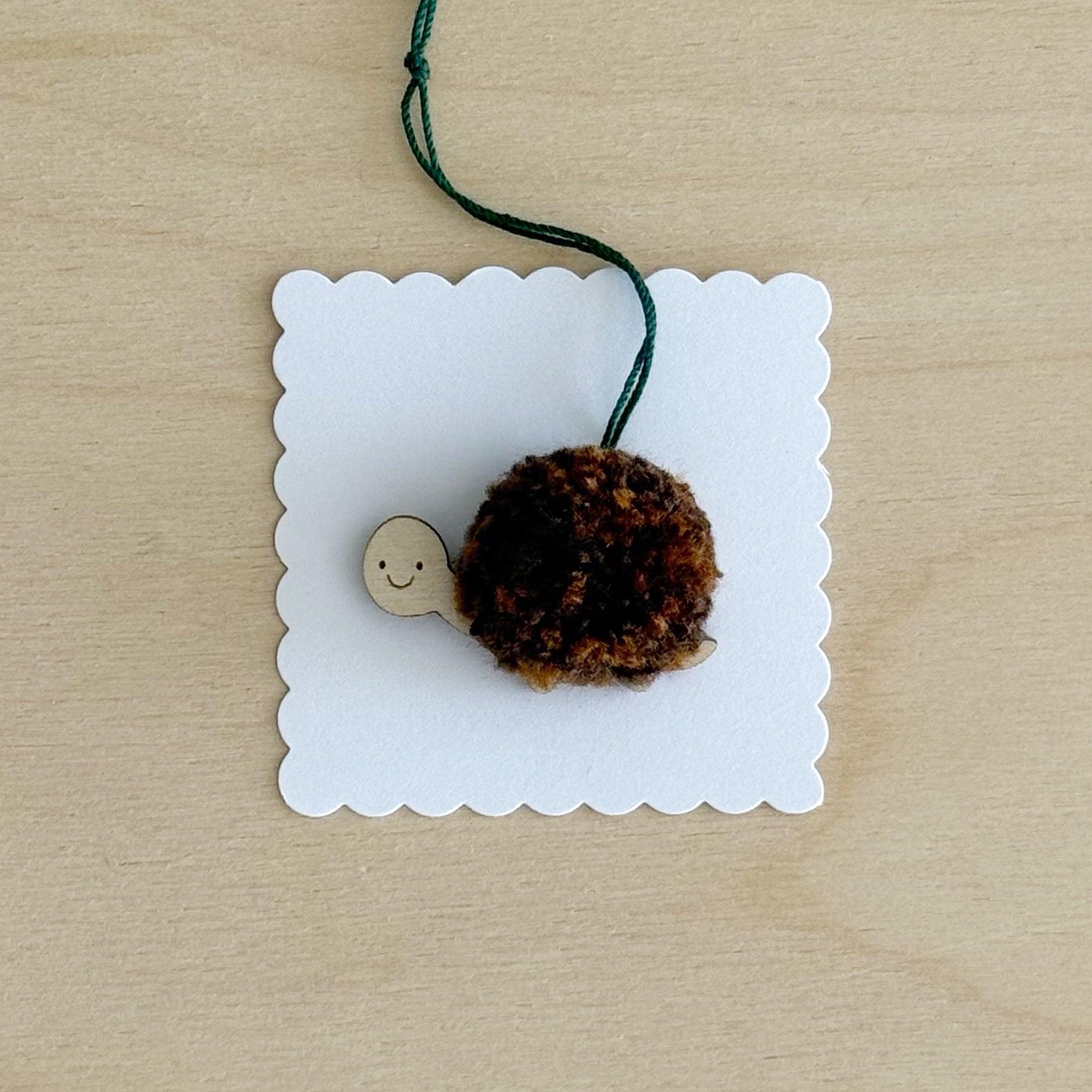 Mini Tortoise pom-pom decoration