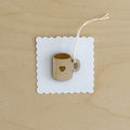 Mini Mug - heart decoration