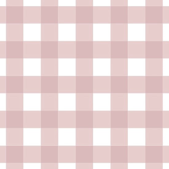 Gingham Mini Card in Dusky Pink