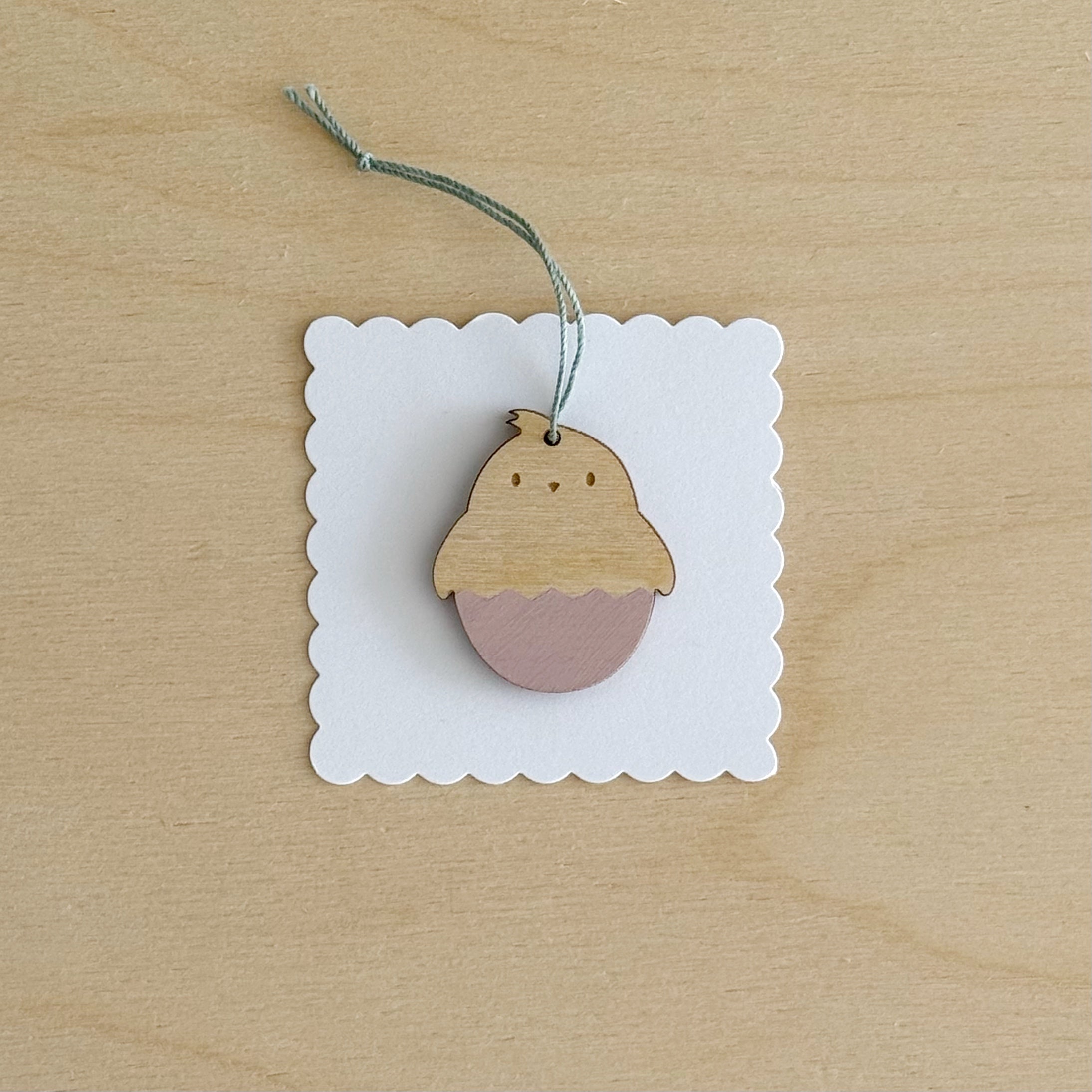Mini Chick eggshell decoration