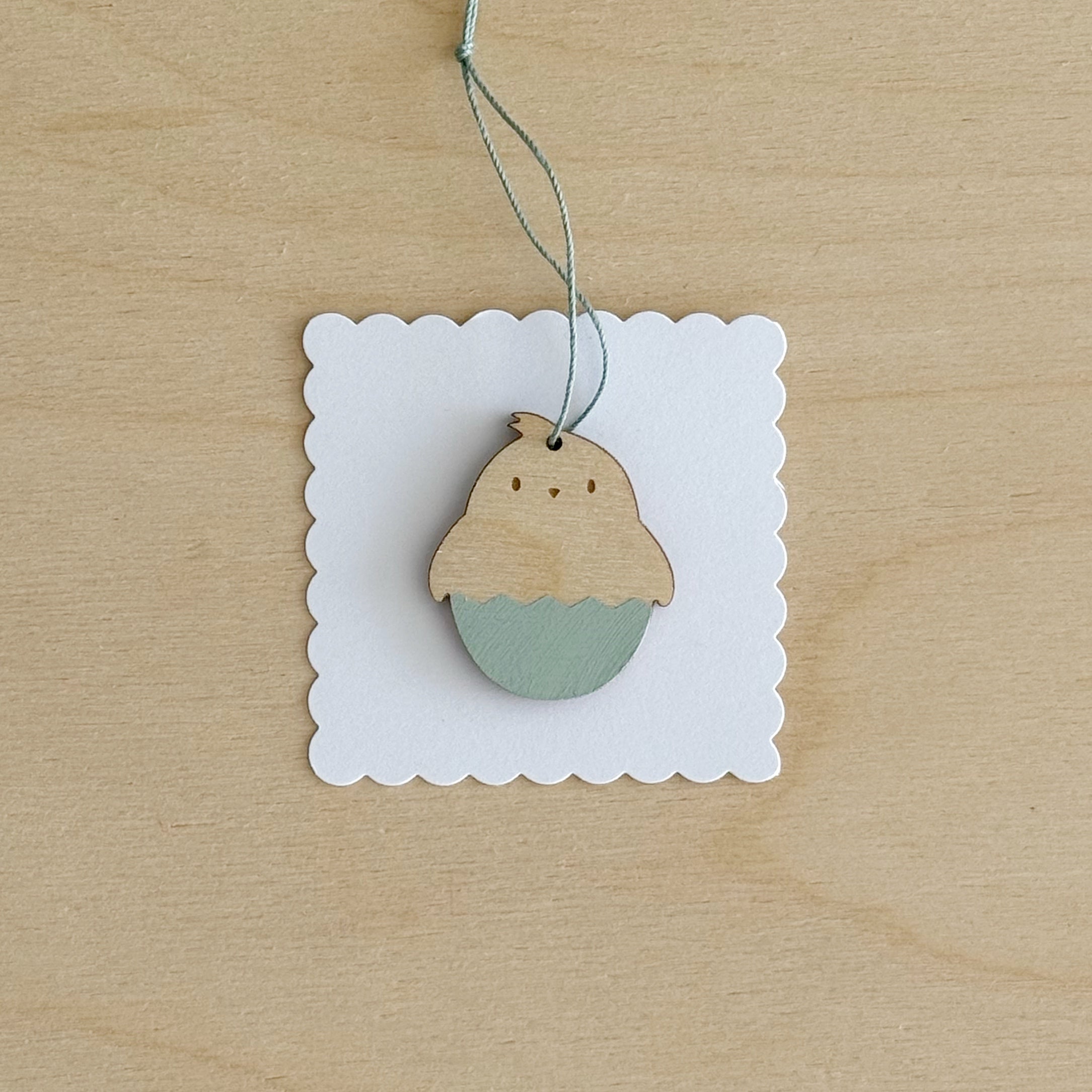 Mini Chick eggshell decoration
