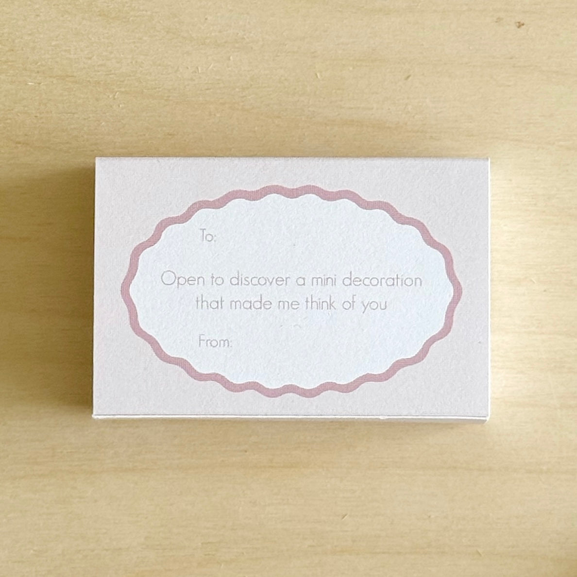 Matchbox gift box in Pink