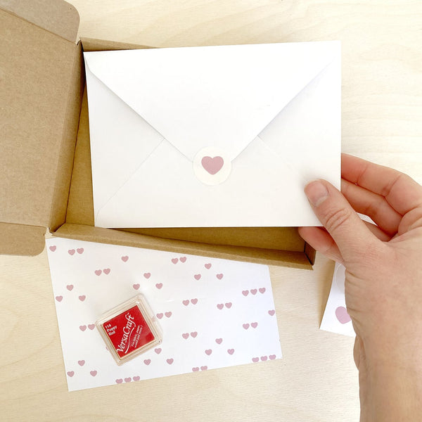 love heart envelope