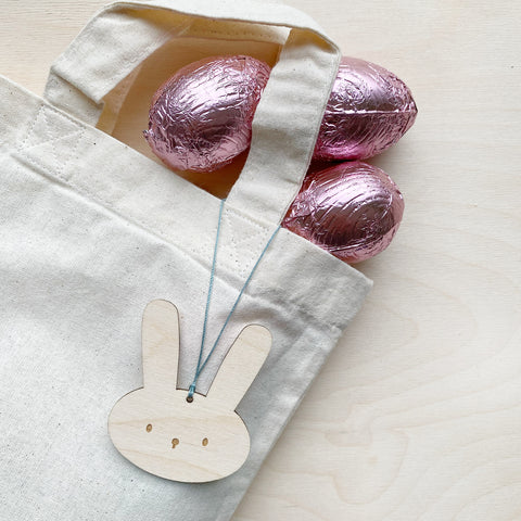 HOP Bunny Easter Basket Tags - Add a Name